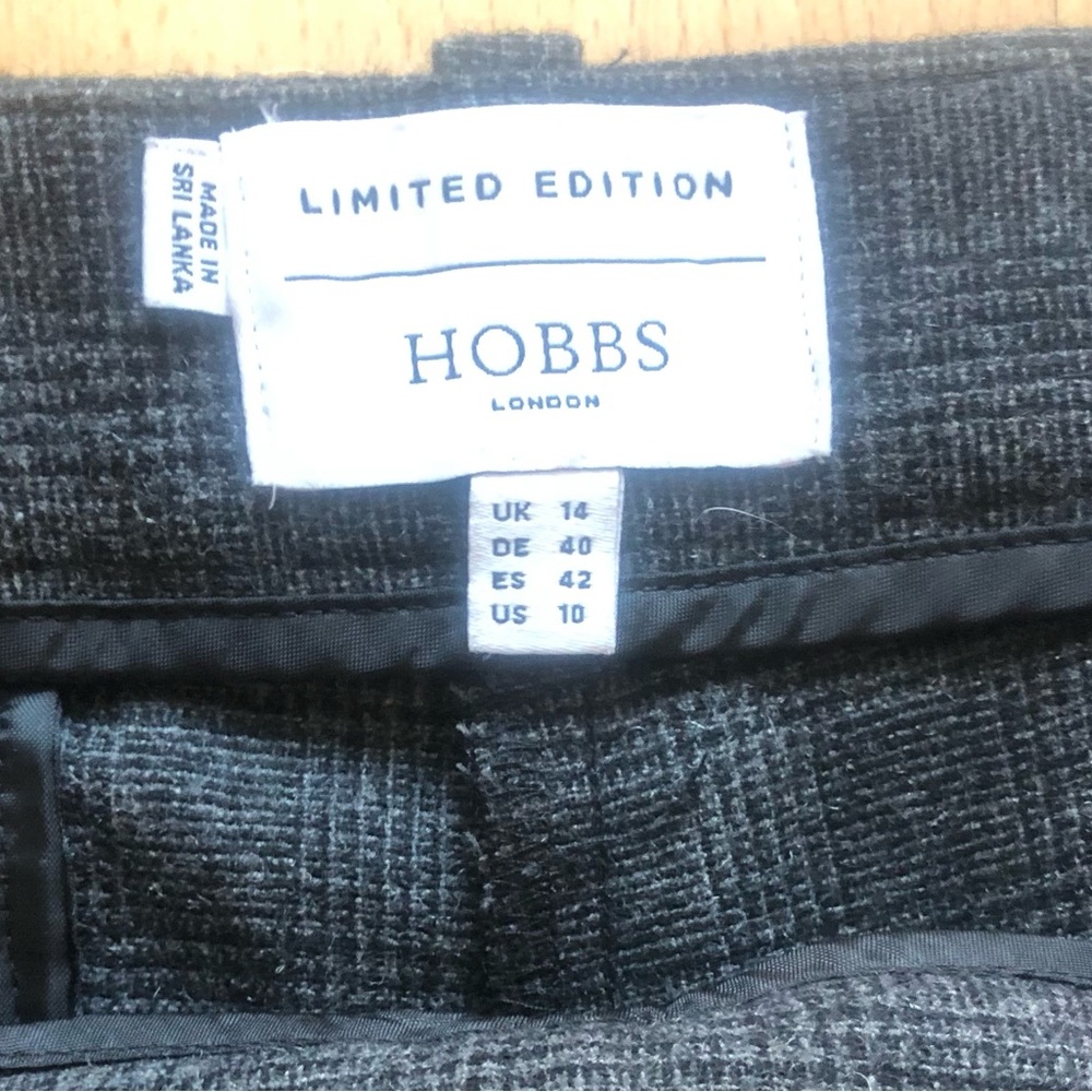 Hobbs London Limited Edition Grey Tweed Pant